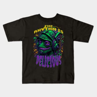 DELICIOUS MONSTER TECHNO RAVE Kids T-Shirt